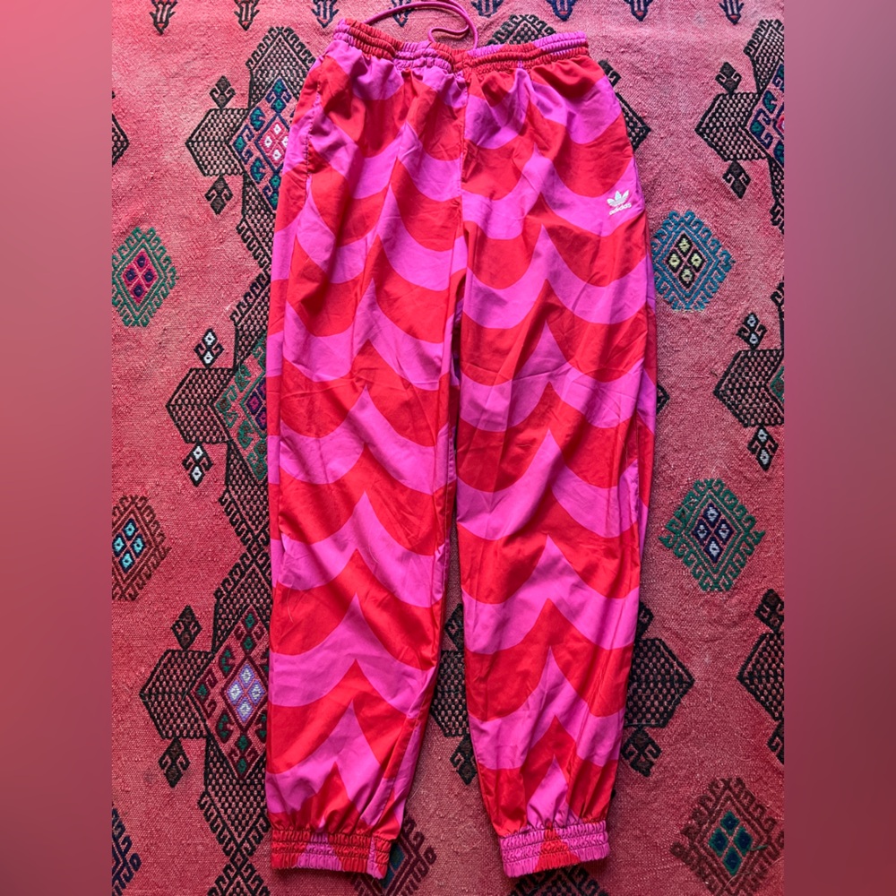 Adidas x Marimekko Pink Track Pants - Picture 2 of 5